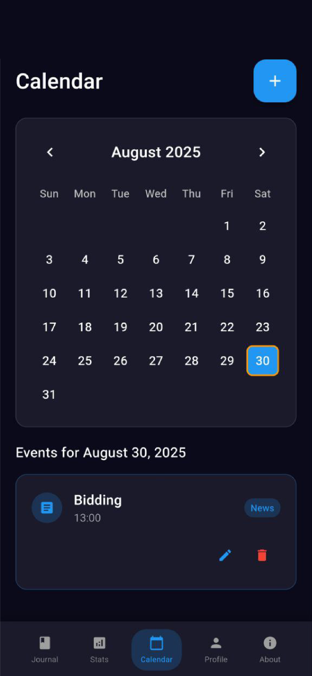 Event Calendar
